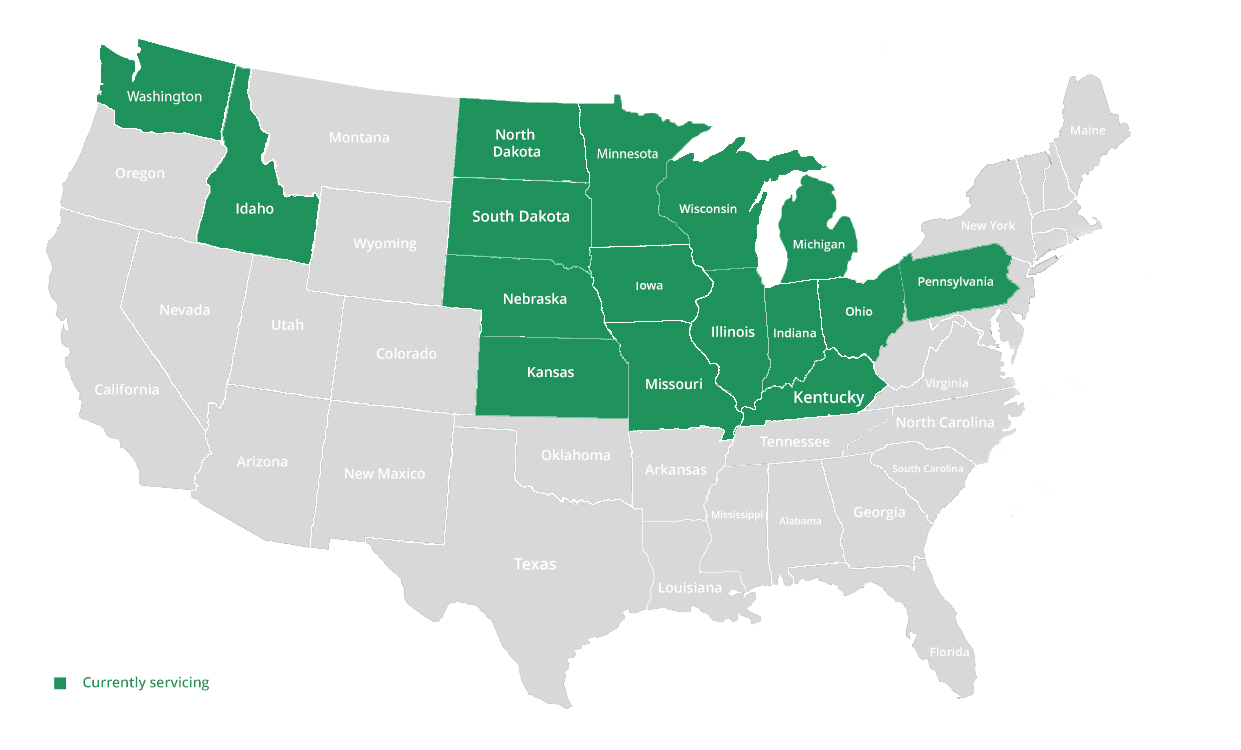 Progressive Crops Updated Map